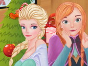 Frozen Sisters Christmas Day